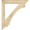 Ekena Millwork Imperial Traditional Rough Sawn Bracket w/ Offset Brace, Douglas Fir, 6"W x 34"D x 38"H BKT0604X34X38IMP01RDF - alternate 4